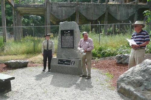 Miners’ monument, Morden historic park, Nanaimo park, VIU Horticulture, Vancouver Island University